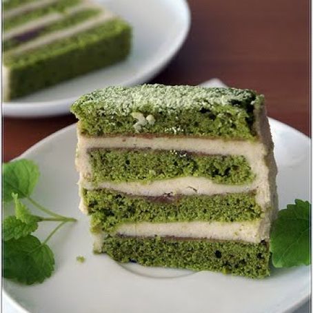 Layered Matcha Cake